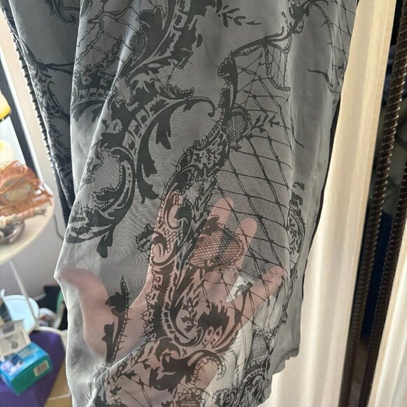 Metal Mulisha Maidens Tank top Screen Print Front and Sheer Back Sz Medium - Picture 5 of 8